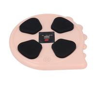 Alomejor Máquina de Boxeo con Música, Entrenador de Boxeo Electrónico Bluetooth Inteligente con Luces LED, Objetivo de Perforación Montado en la Pared para Entrenamiento en Casa, (Pink)
