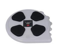 Alomejor Máquina de Boxeo con Música, Entrenador de Boxeo Electrónico Bluetooth Inteligente con Luces LED, Objetivo de Perforación Montado en la Pared para Entrenamiento en Casa, (Gris Claro)