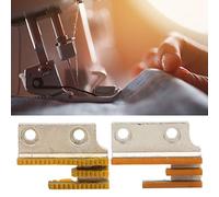 Alomejor Máquina de Coser Lockstitch Feed Dog Metal Duradero 3 Filas Dientes/piezas sin Dientes para Máquinas Industriales
