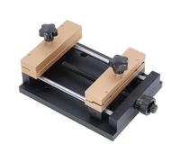 Alomejor Máquina de Marcado Láser Abrazadera de Lámina de Estaño Accesorio Duradero de Aleación de Aluminio para Corte de Papel 120 X 120 Mm para Artesanos