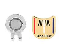 Alomejor Marcador de Pelota de Golf One Putt Golf Hat Clip Accesorio para los Amantes del Golf(1#)