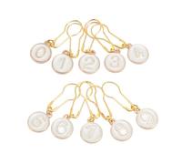 Alomejor Marcador de Puntada de Número de Metal Preciso, Marcador de Puntada Extraíble con Bloqueo para Tejer, Tejer, Coser, 10 Marcadores de de Metal para Manualidades, álbumes de Recortes