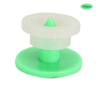 Alomejor Marcadores de Etiquetas para las Orejas, 100 Unidades para Identificación de Conejo, Zorro, Visón, Etiqueta de Animal Fácil de Usar para Ganado, Plástico Respetuoso con el Medio Ambiente,