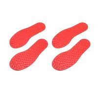 Alomejor Marcadores de huellas de PVC de alta calidad para aulas de guardería, marcadores de suelo en forma de pie antideslizantes con funciones de ejercicio divertidas 2 pares de por pies