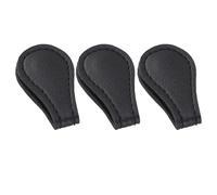 Alomejor Marcapáginas Magnéticos de Cuero Vintage, Marcadores de Página Duraderos para Amantes de los Libros, Escritores, Lectura, Regalo para Lectores, Profesores, Estudiantes, 3 Piezas, Color Negro