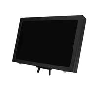 Alomejor Marco de Exhibición de Pines Esmaltados Cierre Magnético Versátil para Exhibición de Mesa de Pared Gran Capacidad para Coleccionistas de Pines PVC, Madera de Pino