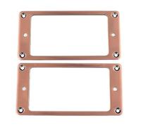 Alomejor Marco de Pastilla de Guitarra Eléctrica de 2 Piezas, Juego de Anillos de Montaje de Pastilla Humbucker de Aleación de Zinc con Fácil Instalación, para Reemplazo de (Bronce Púrpura)