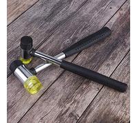 Alomejor Martillo de Goma Manualidades Ligeras y Duraderas para Herramientas de Cuero de Bricolaje 2 Piezas Martillos de Goma para Coser y Hacer Manualidades (Juego de dos piezas de 25 mm + 30 mm)