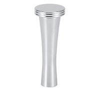 Alomejor Martillo de Manipulación de café en Polvo de Acero Inoxidable de 30 Mm para - Herramienta de Prensa de café Duradera para Cafeterías de Oficina en el Hogar - 1,2 X 3,2 Pulgadas, Agarre Cómodo