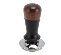 Alomejor Martillo de Prensa de café de Nogal de Acero Inoxidable, Compactador de café con Resorte para Baristas Profesionales (51 mm/2,01 pulgadas)