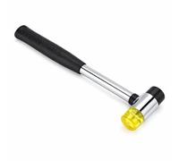 Alomejor Martillo Luthier de doble cabeza de goma suave para reparación de diapasón, ajuste de tuercas y mantenimiento de puentes