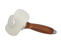 Alomejor Martillo para Tallar Cuero, Herramienta Artesanal de Nailon Duradera para Tallar Cuero, Impresión Ligera y Pesada para Profesionales y Aficionados