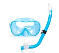 Alomejor Máscara de Snorkel, Máscara de Snorkel Seca con Lente Antivaho, Sello de Silicona, Correa Ajustable, Gafas de Buceo para PC, Juego de de para Adultos y Niños, Buceo, (#2)