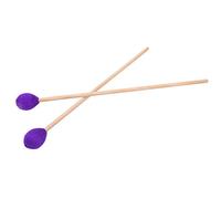 Alomejor Mazos de Palo Marimba, Accesorios con de Haya de Primera Calidad para Músicos Profesionales, 1 par (PURPLE)