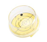 Alomejor Medidor de ángulo de Panel Solar Medidor de Nivel de Verticalidad de Panel Solar Eficiente 4,2 CM Amarillo para Uso en Exteriores (Sin brújula)