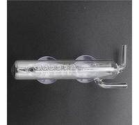 Alomejor Medidor de Burbujas Externo de CO2 para Pecera, Tornillo Contador de Burbujas de Cristal de Alta Transparencia para Resistencia a ácidos y álcalis