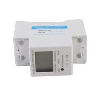 Alomejor Medidor de Energía Digital 5-80A, Pantalla LCD Retroiluminada con Medición Precisa de Corriente de Voltaje para Uso Doméstico e Industrial