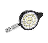 Alomejor Medidor de Mapa de Distancia Caculator Instrumento de Medici¨®n a Prueba de Lluvia con Rueda de Metal