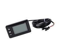 Alomejor Medidor de Pantalla de Scooter Eléctrico, Panel de Control LCD Impermeable con Conector SM para Modificación de Scooter Eléctrico