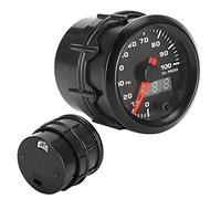 Alomejor Medidor de Presión de Aceite ABS LED Indicador de Automóvil 2 Pulgadas 52 Mm con Sensor Pantalla de 7 Colores Motor Paso a Paso Lectura Rápida para Automóviles de 12 V Camiones Monitoreo de