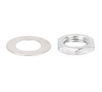 Alomejor Metal de Calidad E -GITART -Engente de Lavadoras de Tuercas de Basura, Instalación Fácil para Guitarristas, Superficie Lisa, Material Duradero, 5 Pcs (M8)