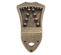 Alomejor Metal -Mandolin Titular de la Parte Trasera de la Actualización Sostenible Mejora el Sonido para la Mandolina de 8 Cuerdas, Accesorios (Bronce)