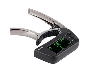 Alomejor Metall Capo Tuner Gear Accessoire para bajo de Guitarra, Herramienta de Sintonización Duradera Robusta para Guitarristas, Adecuado para Guitarristas y Bajistas Hechos de Materiales de
