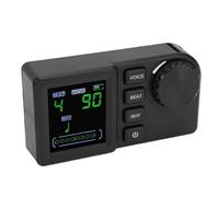 Alomejor Metrónomo Electrónico, Metrónomo Digital 40-208 BPM con Pantalla LCD, Luz LED, Conector para Auriculares, Volumen Ajustable, para Piano, Guitarra, Violín