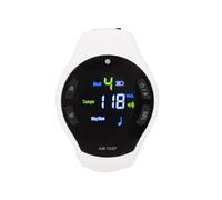 Alomejor Metrónomo, Mini Metrónomo con Clamp/Holder Recargable con Pantalla a Color y Guía de Tempo para Práctica de Guitarra y Piano (WHITE)