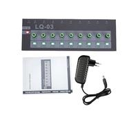 Alomejor Mezclador de Sonido Profesional de 8 Canales, Consola de Mezclas de Estudio con Carcasa Metálica con Control de Volumen Independiente y Estéreo Mono Conmutable, para Actuaciones (Enchufe de