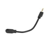 Alomejor Micrófono de Juego con Cancelación de Ruido de Repuesto con Cubierta de Espuma Conector de 3,5 Mm Brazo de Micrófono Desmontable para Auriculares Inalámbricos, Plug and Play para Jugadores