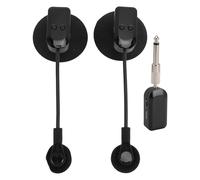 Alomejor Micrófono de Latón Omnidireccional con Captación de Sonido, Micrófono de Violín Inalámbrico de 2,4G para Estudios de Grabación