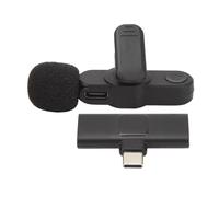 Alomejor Micrófono Inalámbrico de Solapa Lavalier, Reducción de Ruido, Micrófono Grande de 360 Grados, Tecnología5.2, Alcance Ultralargo