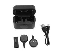 Alomejor Micrófono Lavalier Inalámbrico 2.4G, Micrófono con Clip Magnético con Estuche de Carga con Cancelación de Ruido ENC para Grabación de Transmisión en Vivo de Teléfono Móvil