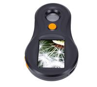 Alomejor Microscopio Digital Compacto para Niños, Lupa de Mano de 1MP con Zoom Electrónico for Exploración Científica y Descubrimiento Diario (Black)