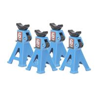 Alomejor Mini Jack de Aleación de Aluminio Ajustable 1/24 para el Automóvil SCX24 RC, Soporte de Autosimulación RC Duradero para la Escala de Escala del Propietario de 1/24 Automóviles (Blue)