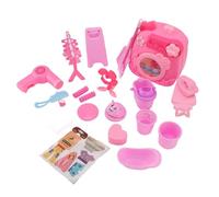 Alomejor Mini Lavadora de Juguete, Juego de Simulación de Tambor para Niños con Diseño Realista para Aprender Habilidades de Limpieza y Desarrollo Cognitivo, Accesorios para Muebles de