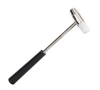 Alomejor Mini Martillo Portátil de Reparación de Relojes de Joyería de Doble Cabeza de Metal para Manualidades y Reparaciones para Uso Doméstico y Profesional (B 7,5x9,1 pulgadas)
