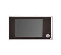 Alomejor Mini Mirones de Ojo de Gato para Exteriores HD, Aleación de Zinc, Gran Angular de 120 Grados, Cámara de Mirilla con Pantalla LCD a Color de 3,5 Pulgadas para Seguridad en el Hogar