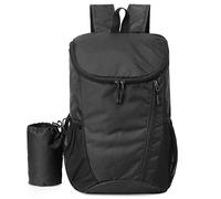 Alomejor Mochila de Nailon Resistente Al Agua, Bolsa para Deportes Al Aire Plegable de 20L de Capacidad, Mochila de Viaje para Senderismo, Camping, Ciclismo y Correr