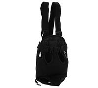 Alomejor Mochila de Pecho para, Transportador de Mascotas Transpirable Ajustable para Senderismo, Viaje, Bicicleta, Motocicleta, Material de Nailon (S)