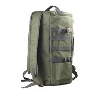 Alomejor Mochila de Pesca, Tejido de Poliéster con Bolsillos con Cremallera, Bolsillos Laterales, Correas Molle para Accesorios de Equipo de Pesca (Ejercito Verde)
