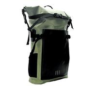Alomejor Mochila Impermeable de Tela de Malla de PVC 500D para Navegación, Exploración de Escalada, Diseño de Bolsa Seca, Capacidad de 30 L, Amarillo, 31,5 X 14,5 X 47, Cm (Ejercito Verde)