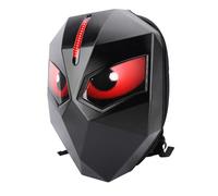 Alomejor Mochila LED Programable para Motocicleta, Bolsa de Almacenamiento Grande con Cubierta Dura para Entusiastas de los Viajes y la Equitación