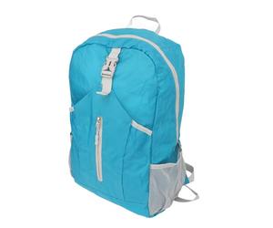 Alomejor Mochila Plegable Ultraligera, Resistente Al Desgarro, Material de Poliéster, Cremalleras de Metal Pesado para Uso Diario (lago)