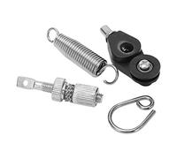 Alomejor Modelo de Fijación del Pedal de Tambor Gancho de Resorte para una Instalación Cómoda en el Kit de la Sala de bajo