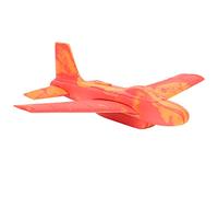 Alomejor Modelo de Planeador de Avión de Espuma para Niños, Colores Brillantes para Atracción, Adecuado para la Coordinación del Cerebro Izquierdo-Derecho, Juegos en Interiores y Exteriores (Rojo)