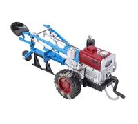 Alomejor Modelo de Tractor Agrícola, Juguete Vintage Coleccionable de Aleación Retro con Vehículo Agrícola Hecho a Mano para Niños