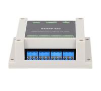 Alomejor Módulo de relé RTU Módulo de relé de 4 Canales de Alto Rendimiento con Interfaz 485 para Automatización Industrial ABS Build 1 Unidad