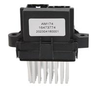 Alomejor Módulo de Resistencia del Motor del Ventilador del Calentador de CA, Módulo de Control del Regulador del Ventilador HVAC de Metal ABS OE 15141283 13501703 84178783 para Malibu Equinox